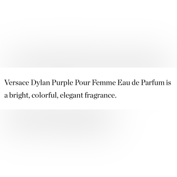 $12❤️‍🔥 Versace Dylan Purple Pour Femme EDP Mini Dabber🪻NEW IN BOX - Picture 3 of 4